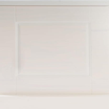 Linon Harris White Solid Pine Backless Nook - Image 17
