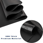 Gartful Black Extra Large Silicone Mat, 23.6 x 15.7 inches Silicone Craft Sheet, Resin Casting Molds Mat, Countertop Protector, Placemat Table Saver Pad, Reusable Nonstick Nonskid