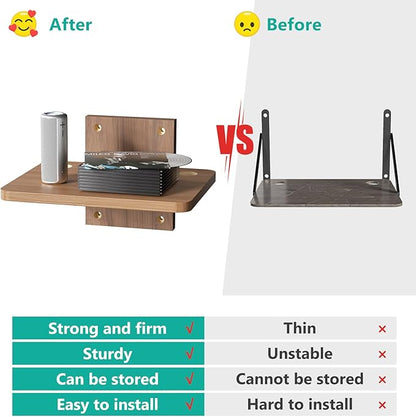 WALI Floating TV Shelf, 1 Tier Projector Shelf - Image 5