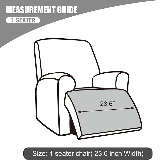 Genina Waterproof Recliner Chair Covers, Recliner Cover - Image 3