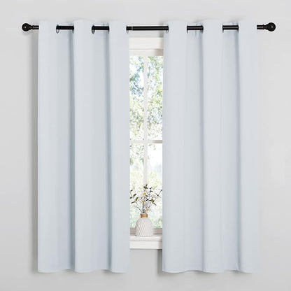 NICETOWN Window Treatment Thermal Insulated Grommet Room Darkening Curtains - Image 2