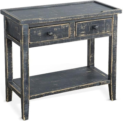 Sunny Designs Marina Black Sand Wood Side Table by Sunny+Designs