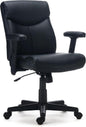 Staples Ergonomic Task Chair, Faux Leather, Adjustable Height by Staples