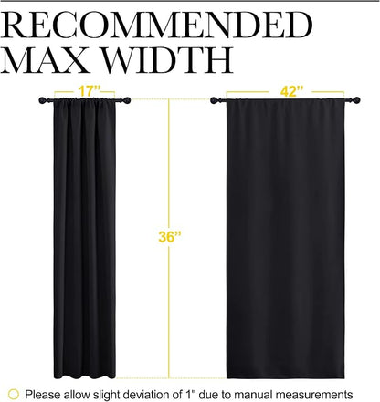 NICETOWN Short Curtains 36 inches Long, Kitchen Window Curtains Over Sink - Image 7