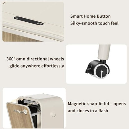 MRBIN Stainless Steel Motion Sensor Trash Can Bathroom - Image 7