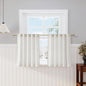 Cafe Linen Curtains 30 Inch Length by Nanspring