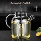 316 Stainless Steel Tea Infuser Reusable Tea Steeper Extra Fine Mesh Tea Infuser Tea Strainer for Loose Leaf Tea Spices and Seasonings (1 Pack - Large)