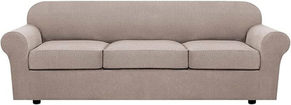 H.VERSAILTEX 4 Piece Stretch Sofa Covers by HVERSAILTEX