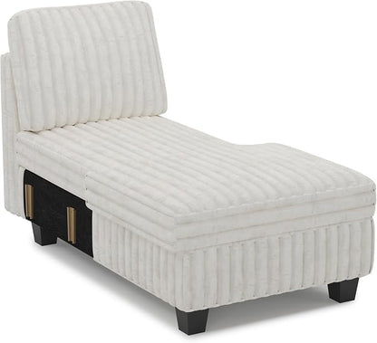 Belffin Modular Sectional Storage Chaise Module - Image 9
