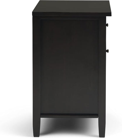 SIMPLIHOME Warm Shaker Solid Wood 24 inch Wide Transitional-Style Bedside - Image 4