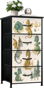 Dresser for Bedroom Dresser for Closet Dragon Baby Animals Watercolor Dressers by Unknown