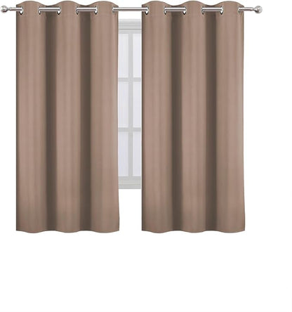 Cappuccino Blackout Curtains 34 x 63 Inch Length/Set of 2 Curtain - Image 2