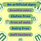 Manvscakes, Natural Christmas Sprinkles, No Artificial Dyes, Gluten Free, Holiday Cookies, Edible, Christmas Cake Decorations, 3 ounces, Nut Free, Baking