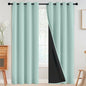 SimpleHome Aqua 100% Blackout Curtains Room Darkening Living Room 90 Inch | by SimpleHome