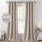 MIULEE 100% Blackout Linen Curtains by MIULEE