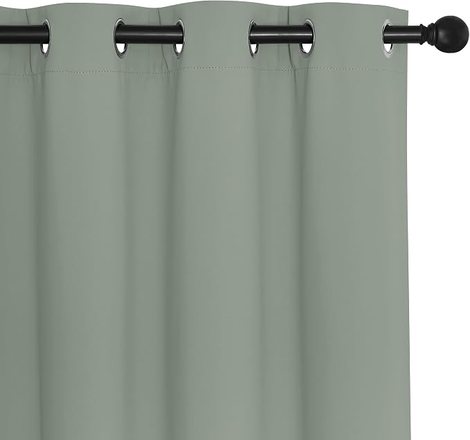NICETOWN Blackout Curtains 72 inches Long, Grommet Privacy Window Treatment - Image 7