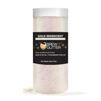 Gold Iridescent BREW GLITTER Edible Glitter For Drinks, Cocktails, Beer, Garnish Glitter & Beverages | 100% Edible & Food Grade | Vegan, Gluten, Nut Free (50g, Gold Iridescent)