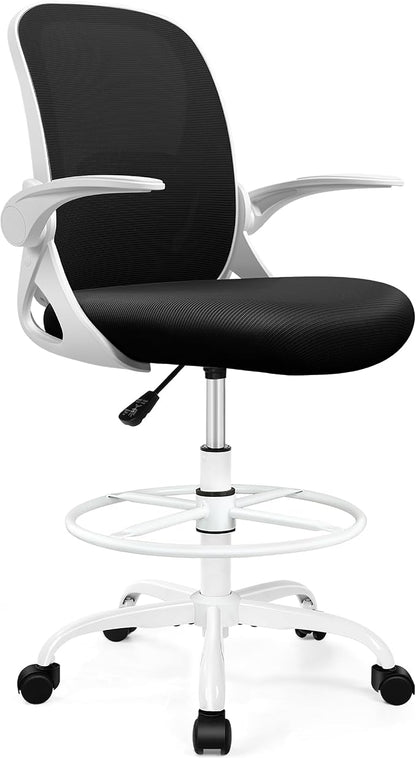 Drafting Chair Tall Office Chair - Image 8