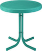 Crosley Furniture Griffith Weather Resistant Retro Metal Outdoor Side Table by CrosleyFurniture