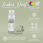 Bakell - Soft Olive Tinker Dust (4g, 1x Mini Spray Pump) Edible Glitter for Food, Desserts, and Beverages!