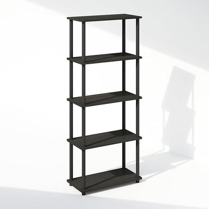 Furinno Turn-N-Tube Book Shelf, 5-Tier Bookshelf, Bookcase - Image 4