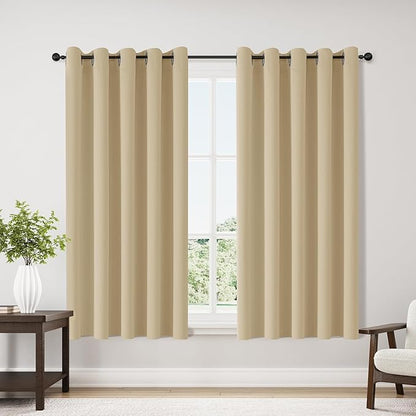ChrisDowa Blackout Curtains for Bedroom and Living Room 70 Inches Wide | 2 by ChrisDowa