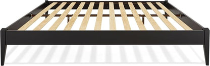 Bme Dinkee King Platform Bed Frame Wood 15 Inch - Image 4