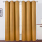 Mustard Yellow Thermal Blackout Curtains/42 x 84 Inch/Set of 2 Panels Room by Lemomo