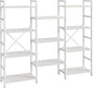 SUPERJARE Triple Bookshelf, Bookcase by SUPERJARE