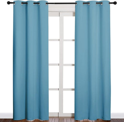 NICETOWN Window Treatment Thermal Insulated Solid Grommet Blackout by NICETOWN
