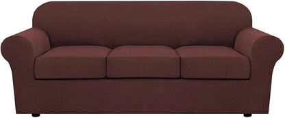 H.VERSAILTEX 4 Piece Stretch Sofa Covers by HVERSAILTEX