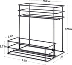 6 Bottle Coffee Syrup Organizer Coffee Syrup Rack for Coffee Bar Kitchen Small Wine Rack for Bar Family Storage for Syrup Wine Dressing