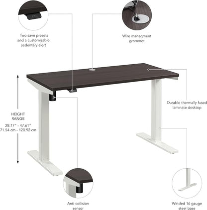 Bush Business Furniture 48-inch Electric Height Adjustable Standing Desk - Image 3