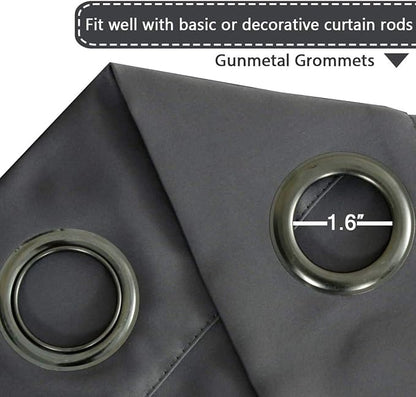 H.VERSAILTEX Blackout Patio Curtains 100 x 108 Inches - Image 4