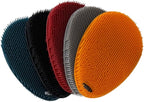 Silicone Sponge Dish Scrubber - Food Grade and Housecleaning - BPA Free Silicone Kitchen Scrubber [5 Pack Ovals Winter]