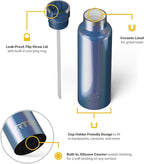 RTIC 20oz Journey Bottle Metal Stainless Steel Vacuum Insulated, BPA Free, Reusable, for Water, Hot and Cold Drinks, Travel, Sports, Camping, Pond Glitter