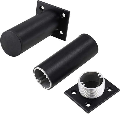 Set of 4 Furniture Legs 4 Inch, Adjustable Aluminum Alloy Cabinet Legs - Image 2