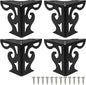 Piutouyar 3 Inch Hollow Out Furniture Legs Set of 4, Modern Triangle Couch Feet by Piutouyar