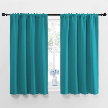 NICETOWN Peacock Blue Blackout Curtains Panels by NICETOWN