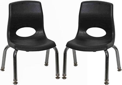 Children’s Factory MyPosture Plus 8" Chair, 2 Pack, Stackable Ergonomic Seating by Angeles