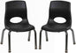 Children’s Factory MyPosture Plus 8" Chair, 2 Pack, Stackable Ergonomic Seating by Angeles