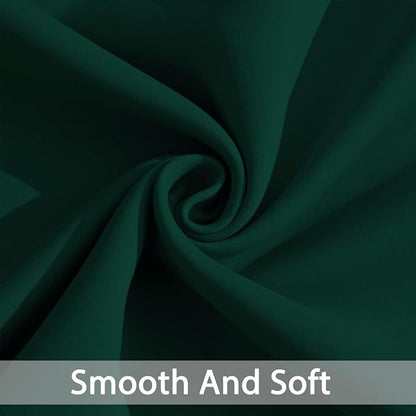 Yakamok Room Darkening Curtains 42x84 inch Length Dark Green-Living Room | 2 - Image 5