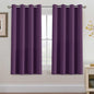H.VERSAILTEX Blackout Curtains 63 Inch Length Purple Drapes Curtains Elegant by HVERSAILTEX