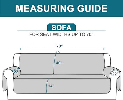 Turquoize 100% Waterproof Sofa Covers Couch Cover Sofa Cover - Image 5