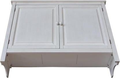 International Concepts 34" High Solid Wood Hall Storage Cabinet Cupboard - Image 8