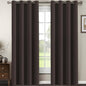 H.VERSAILTEX Brown Blackout Curtains by HVERSAILTEX