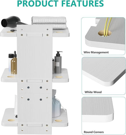 WALI Floating TV Shelf, 3 Tier Projector Shelf - Image 4