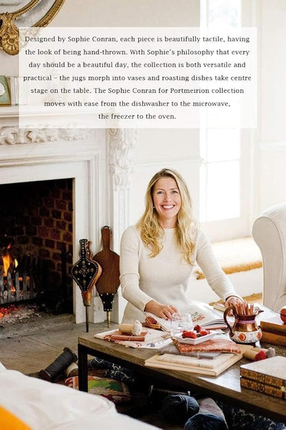 Portmeirion Sophie Conran Salad Plate Set of 4-8 Inch Fine Porcelain Round Dinnerware, White Dish for Casual Dining, Serving & Entertaining - Dishwasher, Microwave, Freezer & Oven Safe