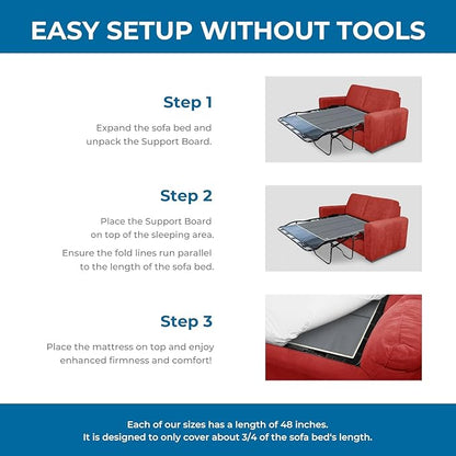 Meliusly Sleeper Sofa Support Board Twin Size – Durable Support to Fix Sagging - Image 6