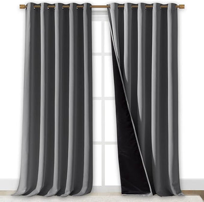 NICETOWN Total Shade Curtains and Draperies, Heavy-Duty Full Light Shading - Image 2